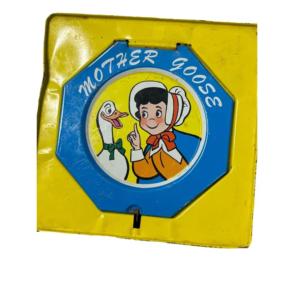 Vintage Mother Goose Tin Litho Jack in the Box Classic Toy Decor‎ by Ray Quigley